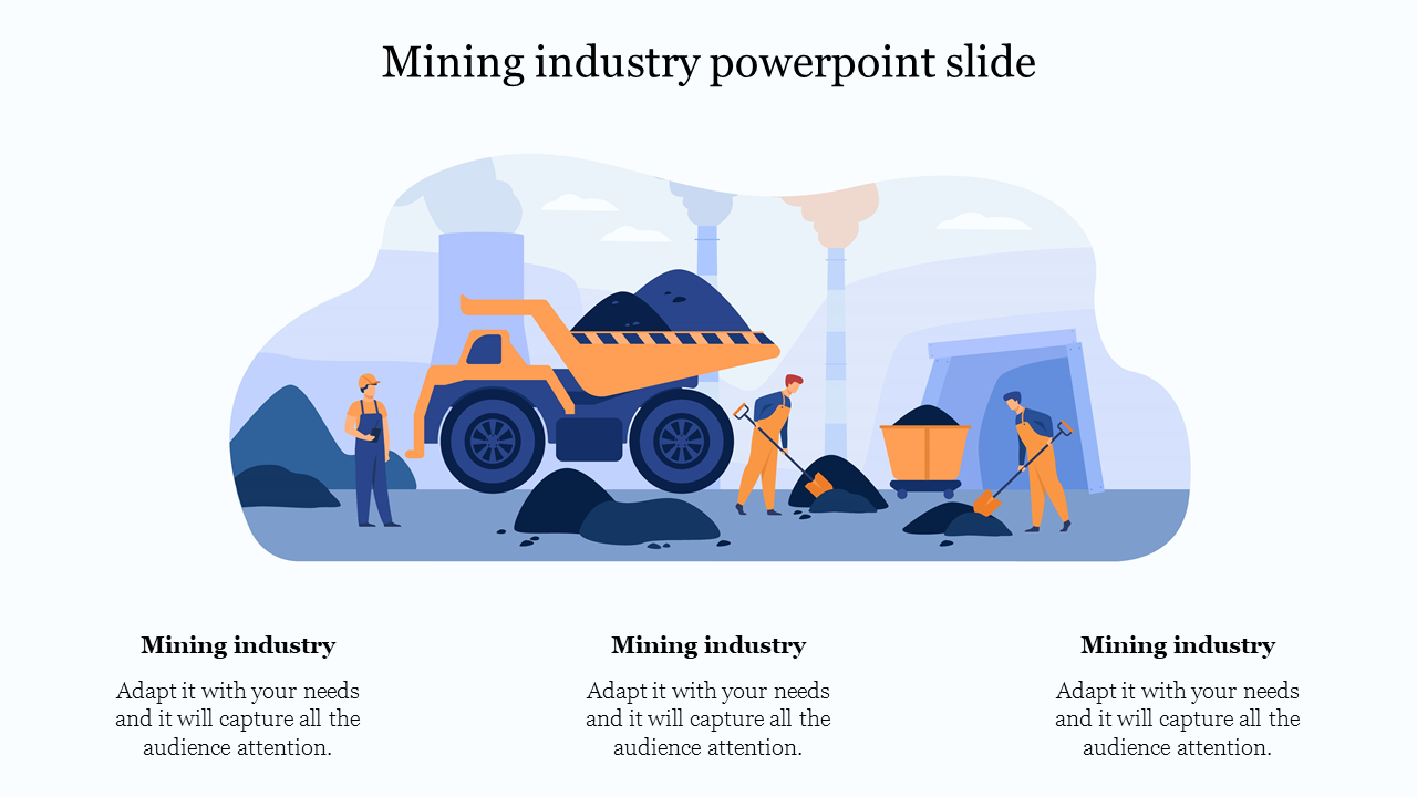 Mining industry powerpoint slide